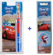   Oral-B D100 Vitality Kids Cars D100413.2K Verdák  2 pótkefével