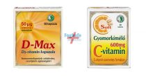   VITAMIN Csomag: Dr Chen Gyomorkímélő C-vitamin (30db) + D-max kapszula (80db)