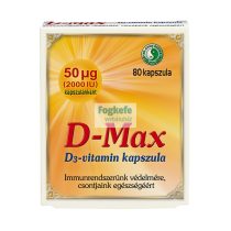 Dr. Chen D-max D3-vitamin kapszula - 80 db 