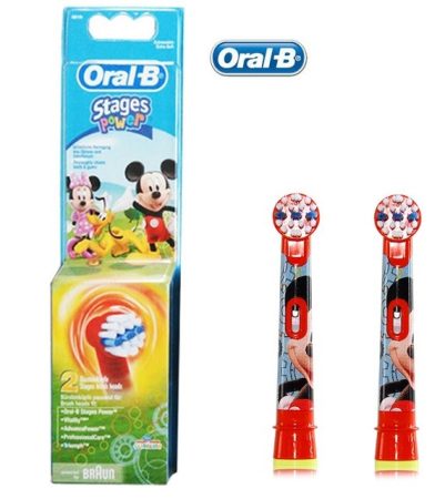 Braun Oral-B EB 10-2 Kids Electro elektromos pótkefe gyerek MICKEY EGÉR 2 db-os