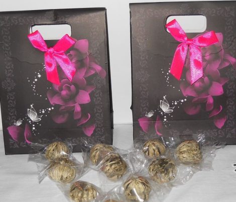 Virágzó tea csomag - 5 db virágzó tea, ajándék csomagolásban